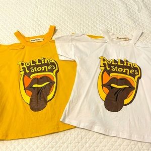 Rolling Stones cold shoulder shirts